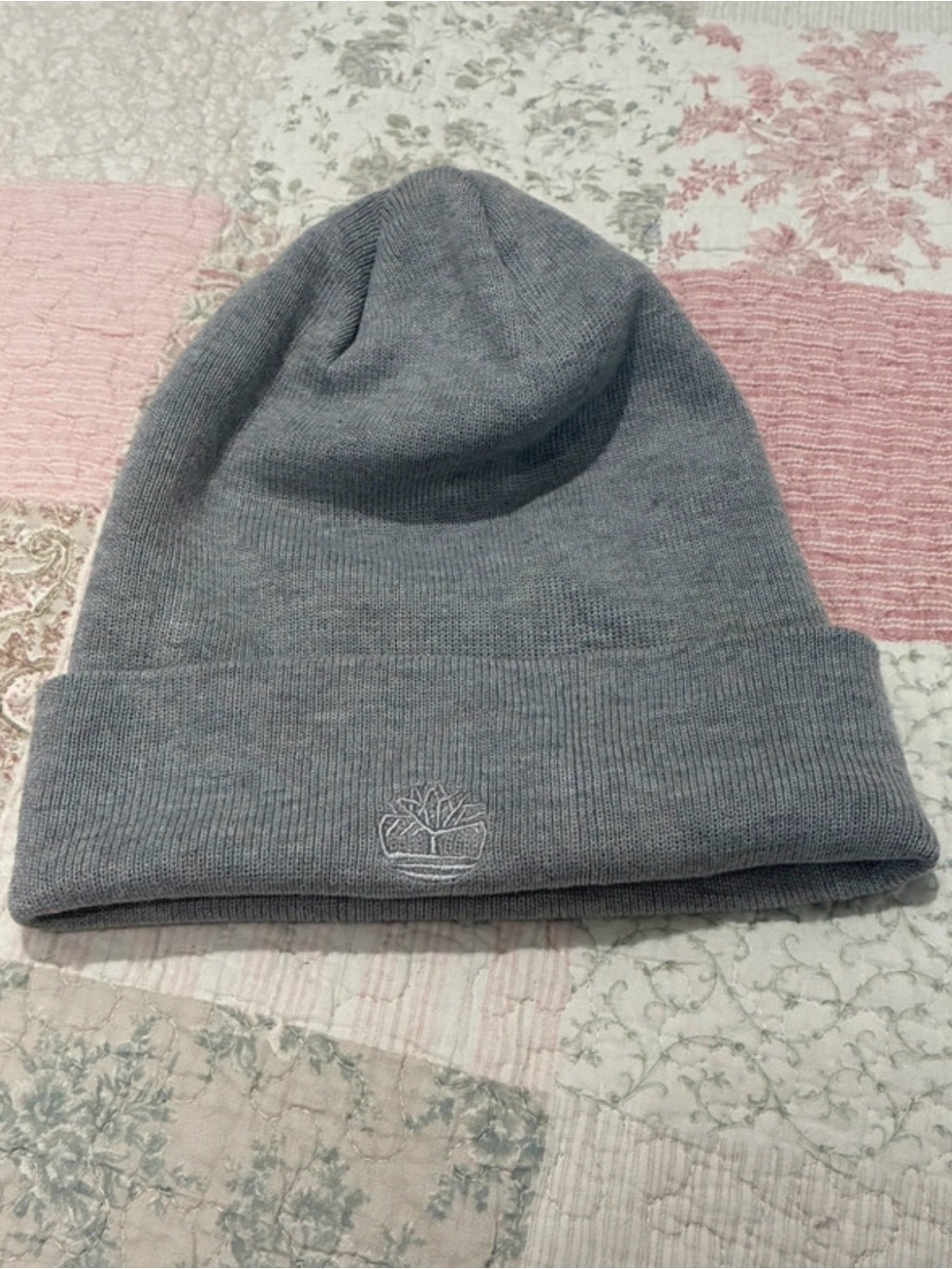 Timberland Tonal Flat Embroidery Beanie